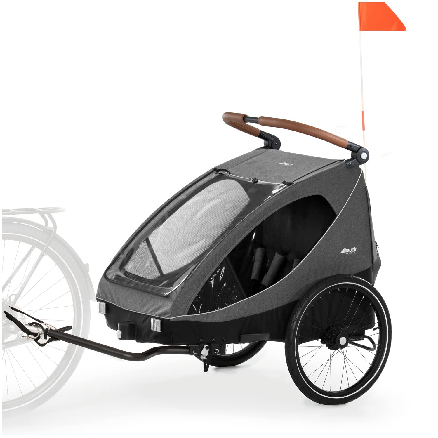 hauck Dryk Duo Plus – 2-in-1 Fahrradanhänger & Kinderwagen