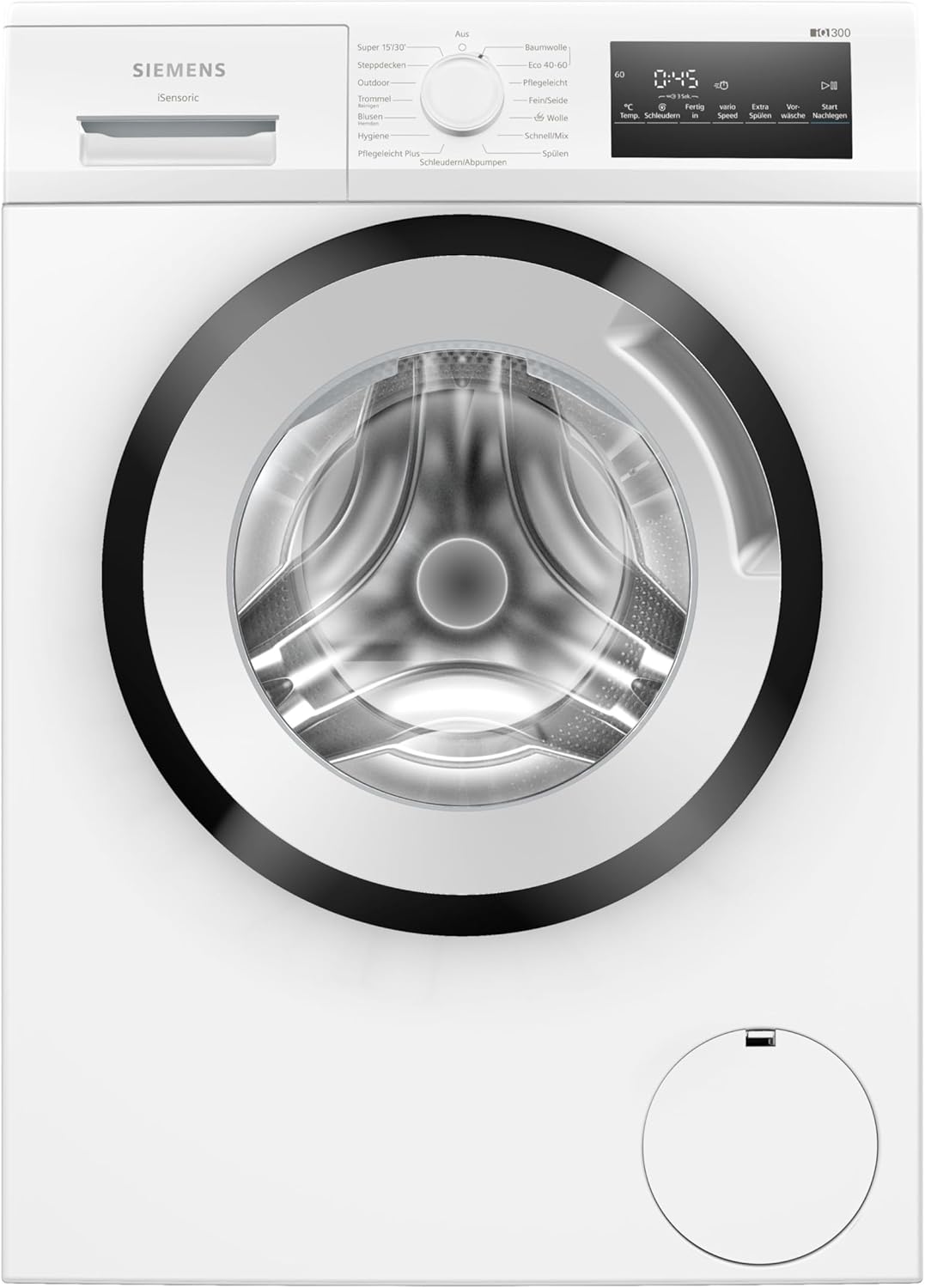 Siemens WM14N223 iQ300 Frontlader – 7 kg, 1400 U/min, speedPack L, LED-Display, Outdoor-Programm