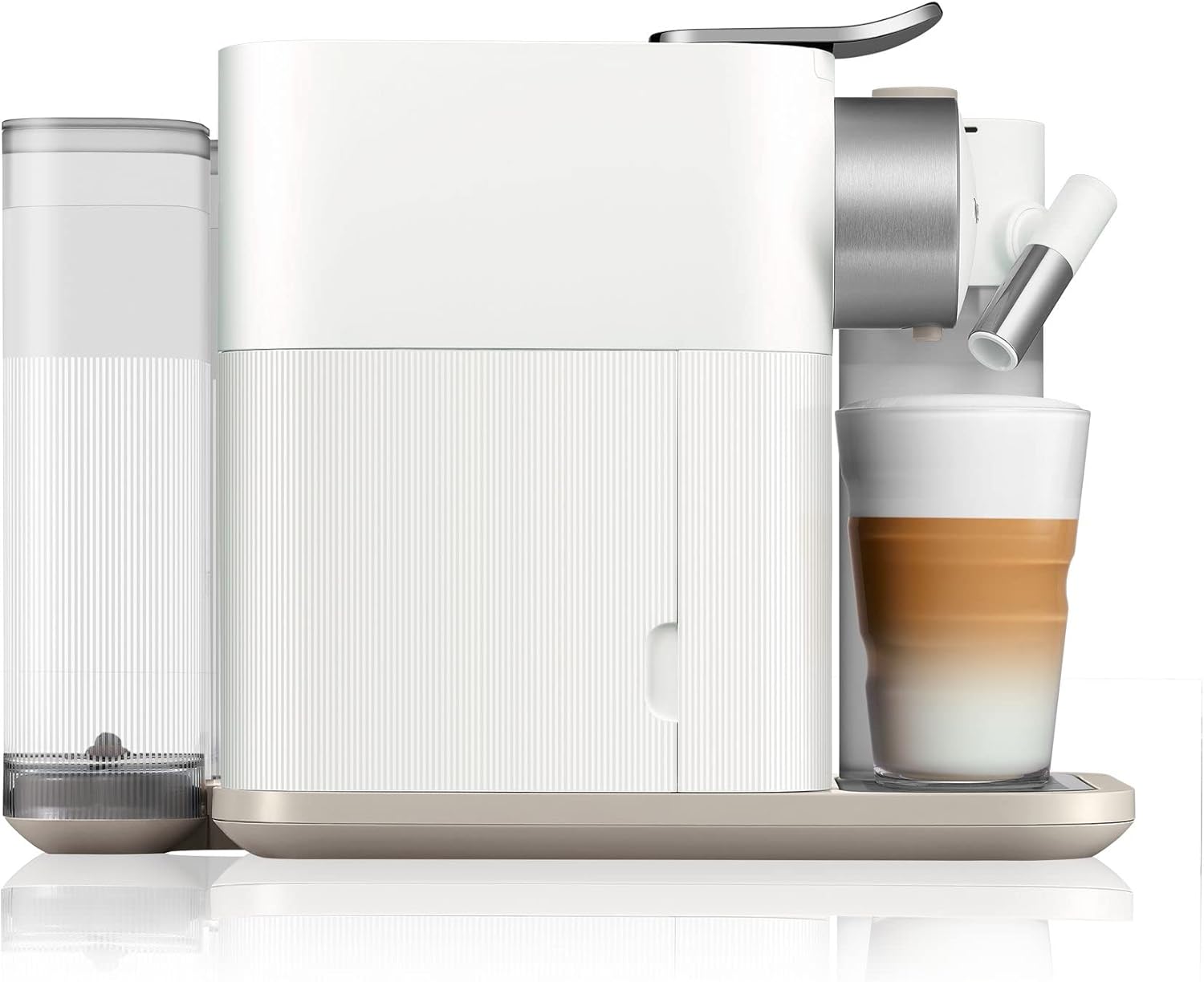 Nespresso De’Longhi Gran Lattissima EN640.W – Kapselmaschine mit automatischem Milchsystem, 19 bar, 1400W, Weiß