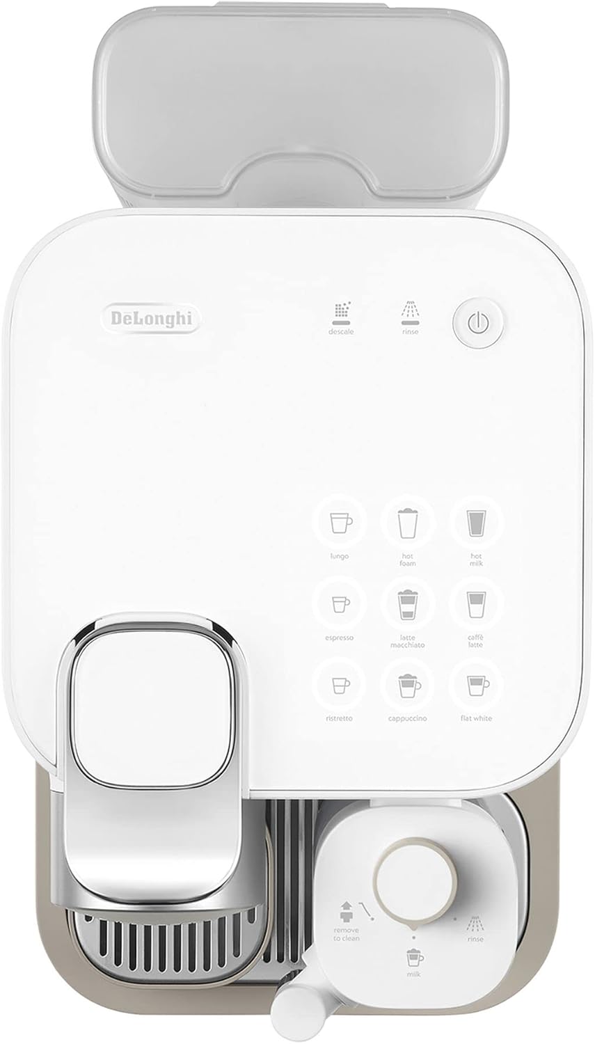 Nespresso De’Longhi Gran Lattissima EN640.W – Kapselmaschine mit automatischem Milchsystem, 19 bar, 1400W, Weiß