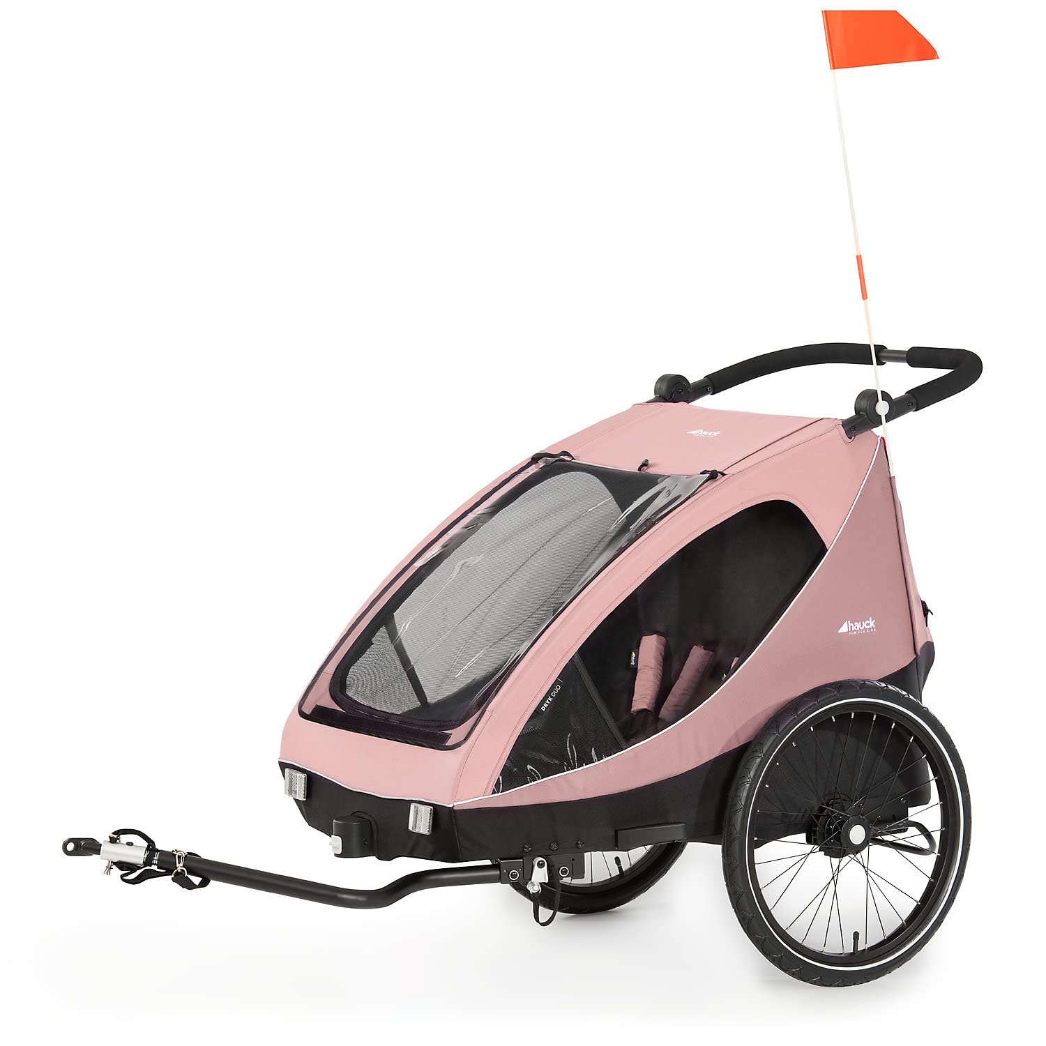 hauck Dryk Duo Plus – 2-in-1 Fahrradanhänger & Kinderwagen
