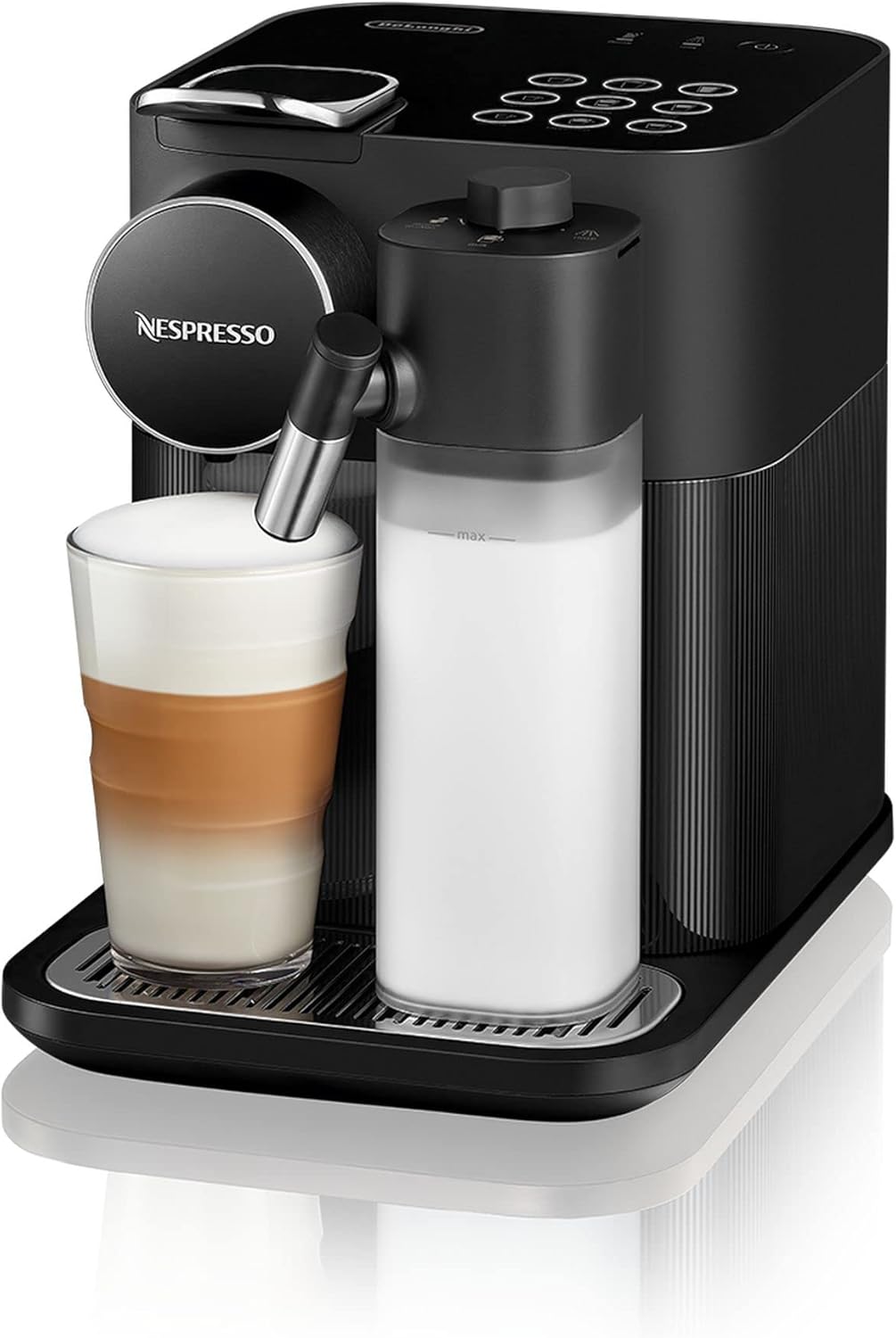 Nespresso De’Longhi Gran Lattissima EN640.W – Kapselmaschine mit automatischem Milchsystem, 19 bar, 1400W, Weiß