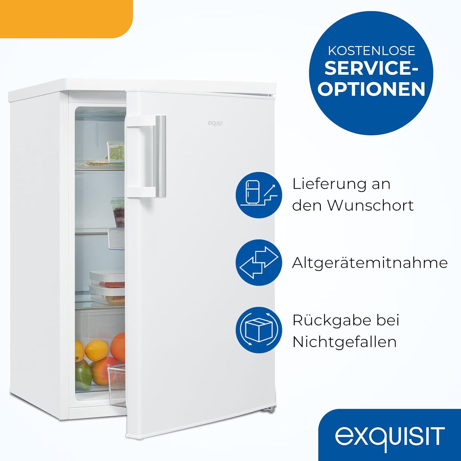 Exquisit Kühlschrank 133 L – Praktisch, leise & energiesparend