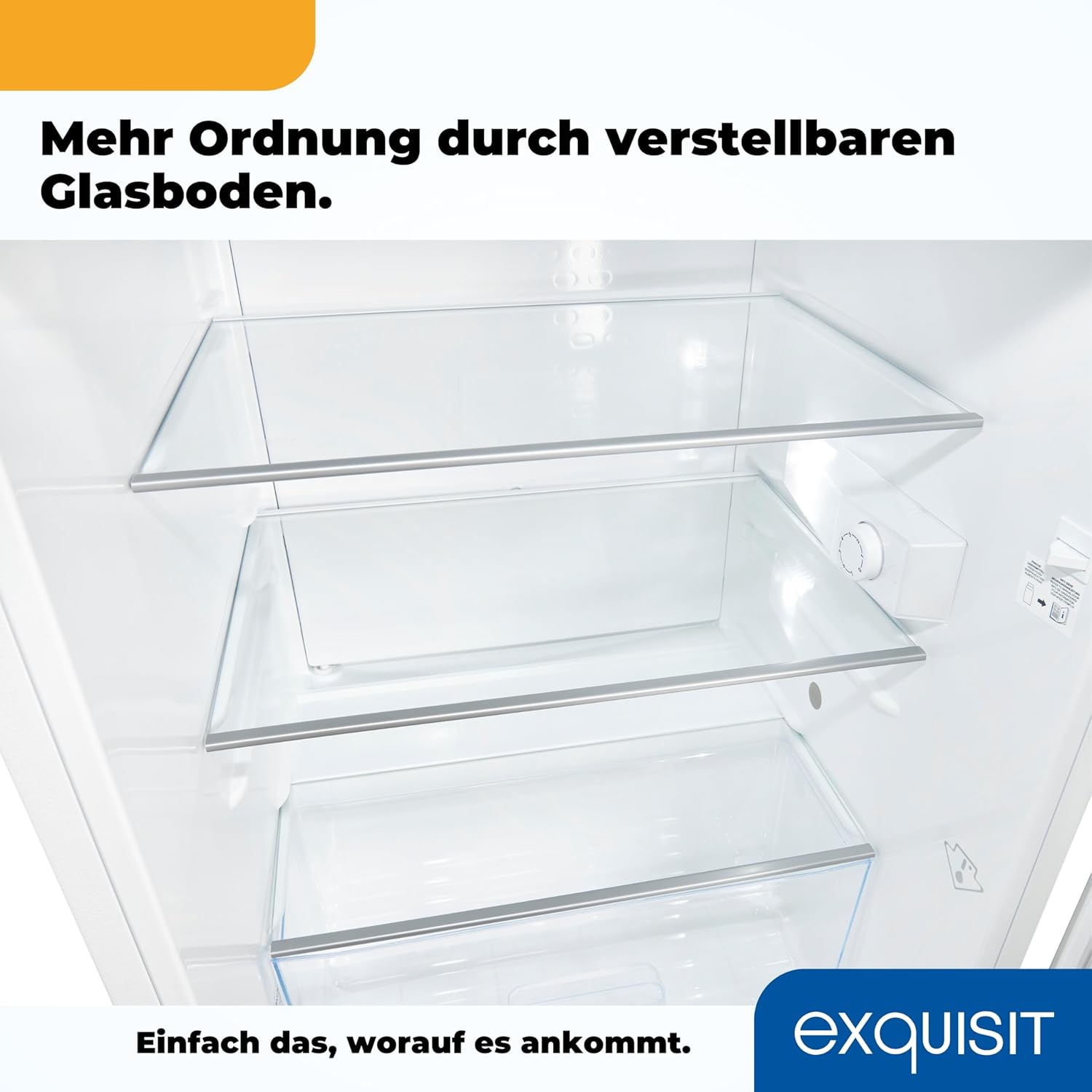 Exquisit Kühlschrank 133 L – Praktisch, leise & energiesparend