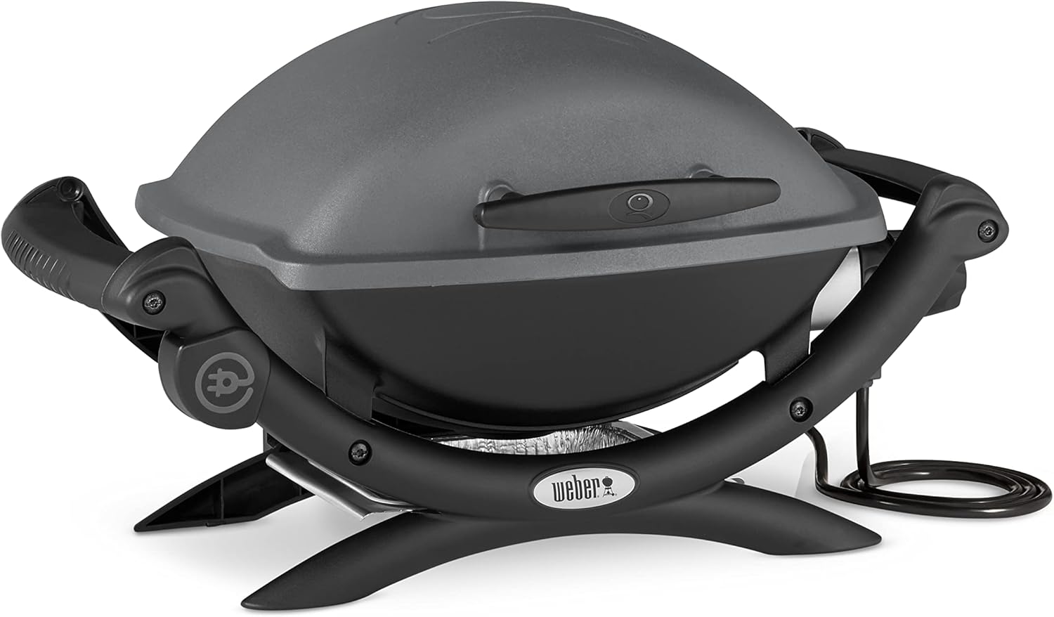 Weber Q1400 Dark Gray – Elektrogrill für Balkon, Terrasse & Garten