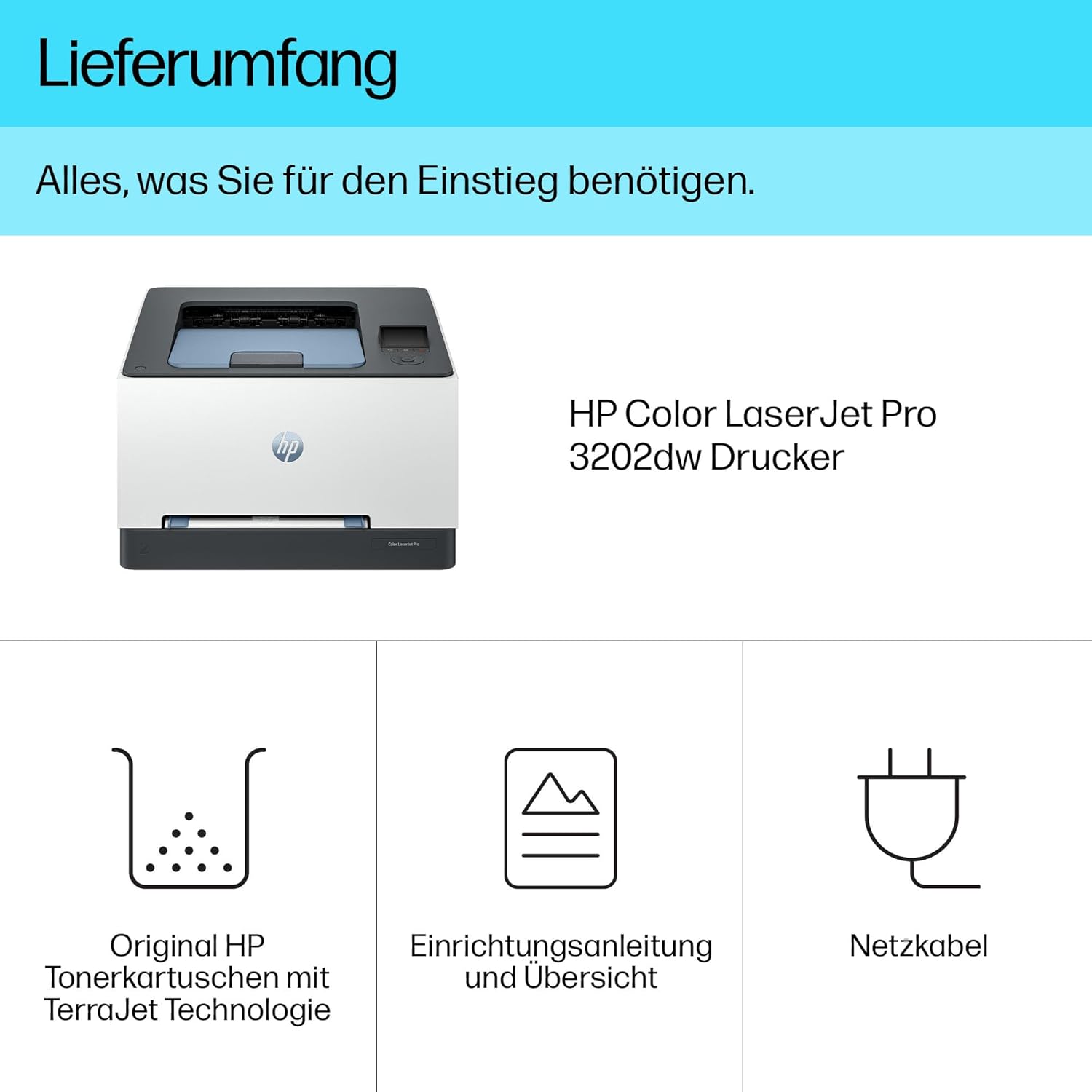 HP Color LaserJet Pro MFP 3302fdwg – Farb-Laserdrucker 4-in-1
