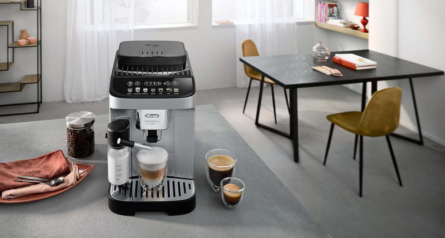 De'Longhi Magnifica Evo ECAM 292.81.B – Vollautomatische Kaffeemaschine mit LatteCrema System