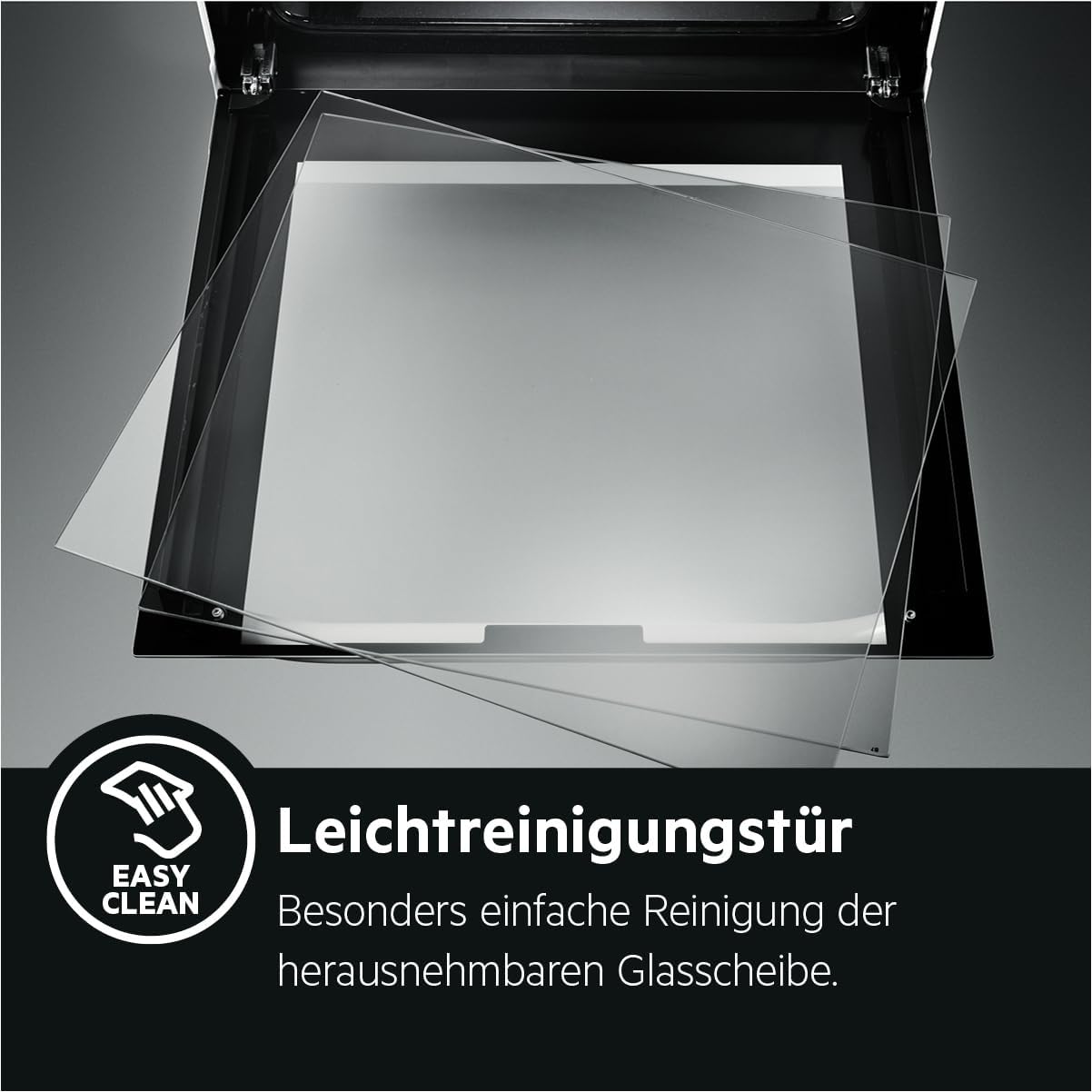 AEG BPE53516AB Einbau-Backofen Serie 5 – Pyrolyse, Heißluft, 25 Programme, LED-Touch, Kühle Tür, Schwarz