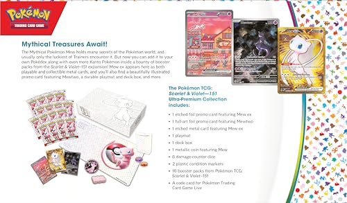 Pokémon TCG Scarlet & Violet 3.5 Ultra Premium Collection – die ultimative Sammlerbox für Fans, Spieler & Sammler. Perfekt als Geschenk, zum Spielen oder als wertvolles Sammlerstück.