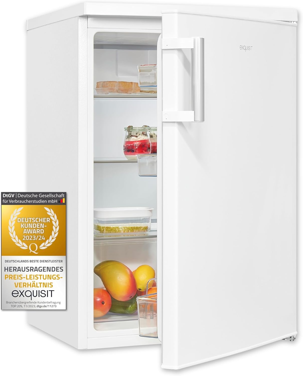 Exquisit Kühlschrank 133 L – Praktisch, leise & energiesparend