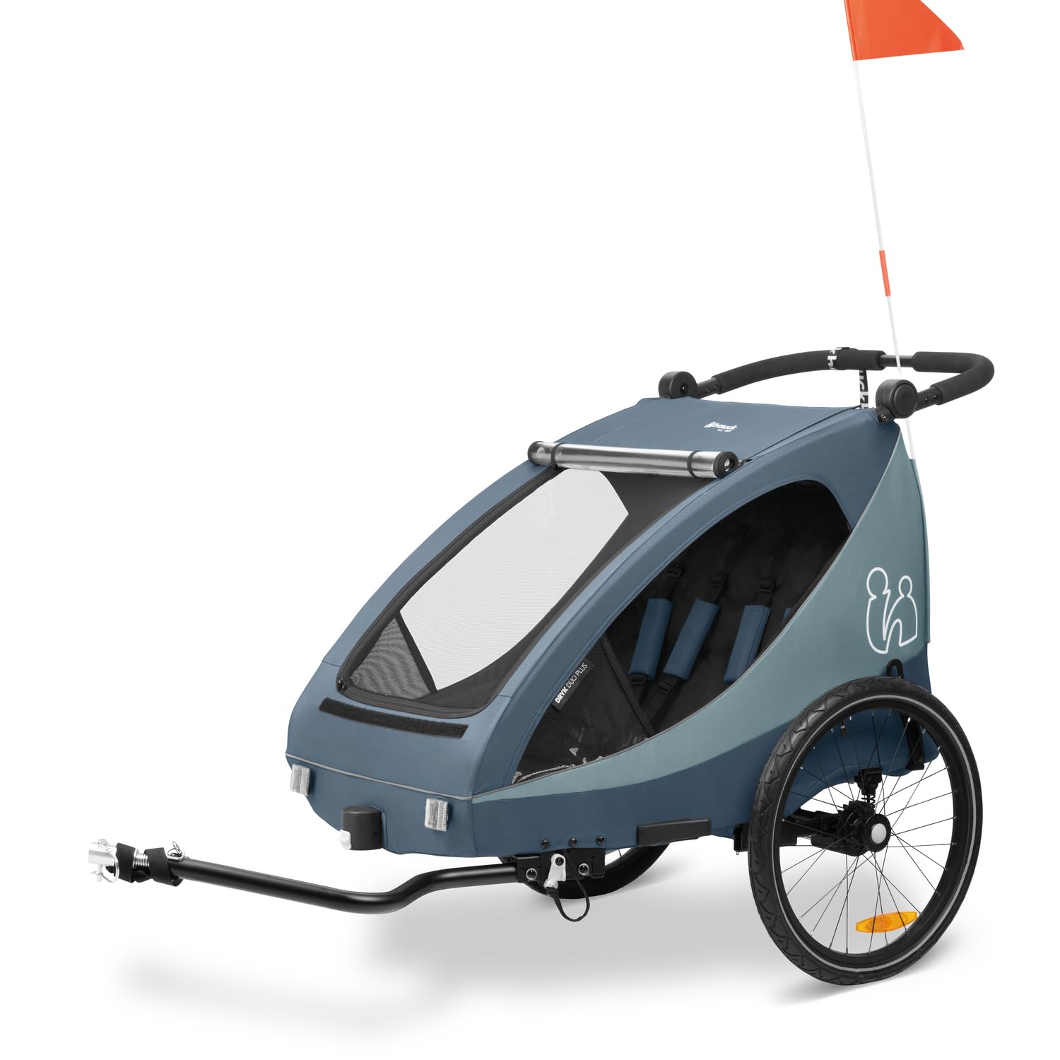 hauck Dryk Duo Plus – 2-in-1 Fahrradanhänger & Kinderwagen