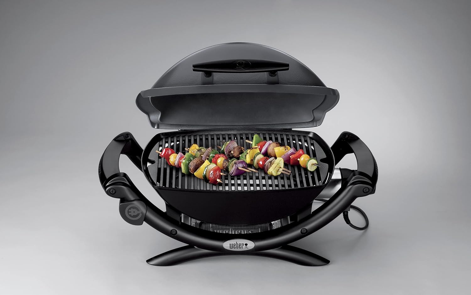 Weber Q1400 Dark Gray – Elektrogrill für Balkon, Terrasse & Garten