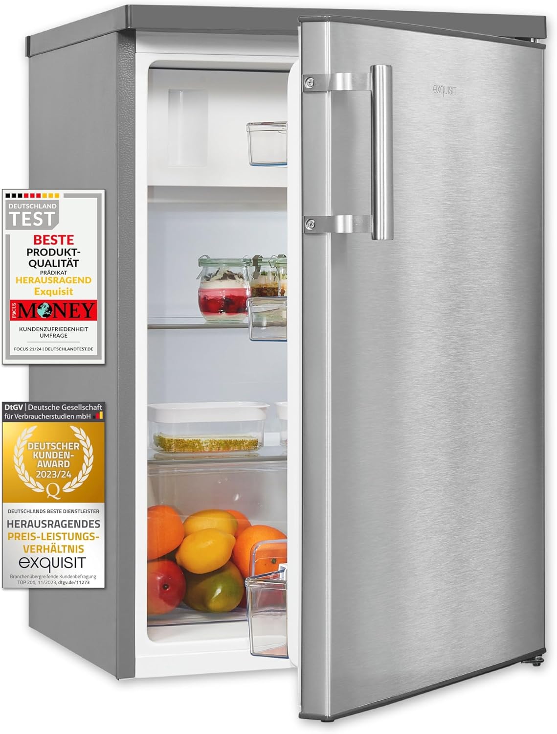 Exquisit Kühlschrank mit Gefrierfach 120 L – Kompakt, Effizient & Praktisch