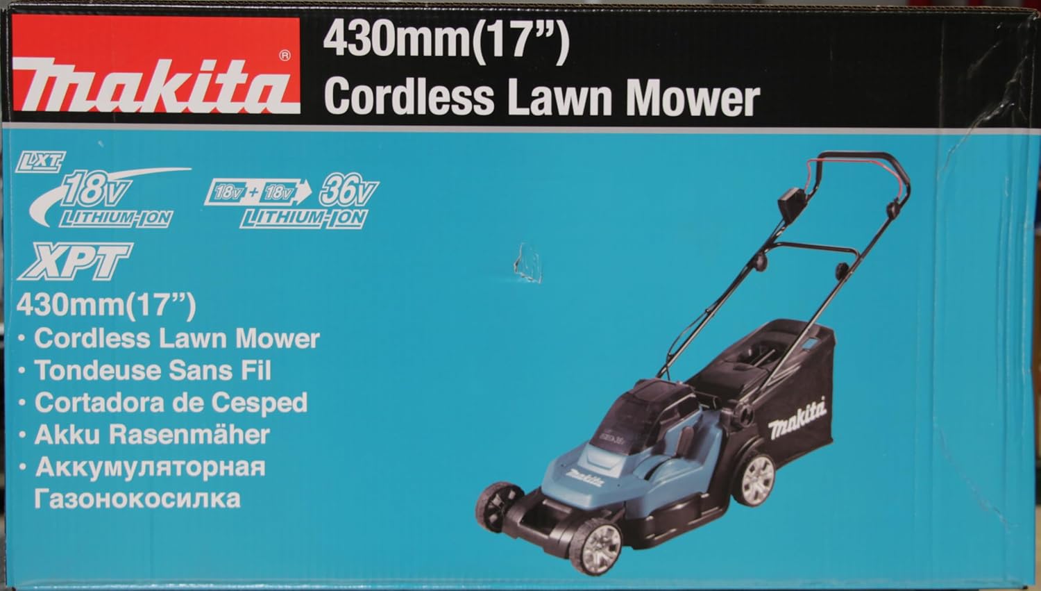 Makita DLM432Z Akku-Rasenmäher – 2x18 V Power (ohne Akku & Ladegerät)