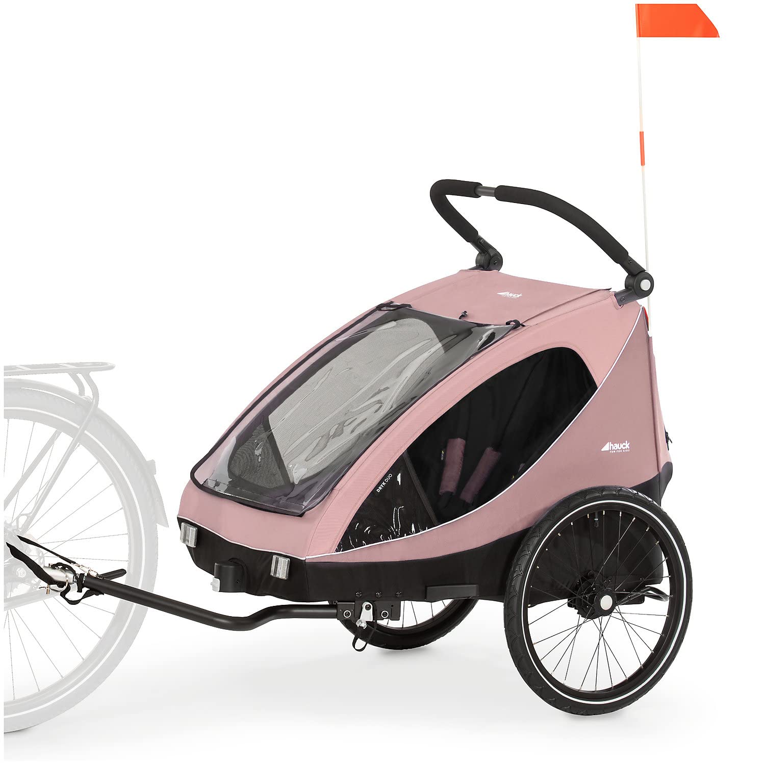hauck Dryk Duo Plus – 2-in-1 Fahrradanhänger & Kinderwagen
