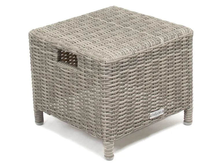 Bellavista Alu-Luxus Asti 6-teilig – Garten-Lounge Set: 3-Sitzer Sofa, 2 Sessel, 2 Hocker, Tisch, verstellbare Rückenlehne