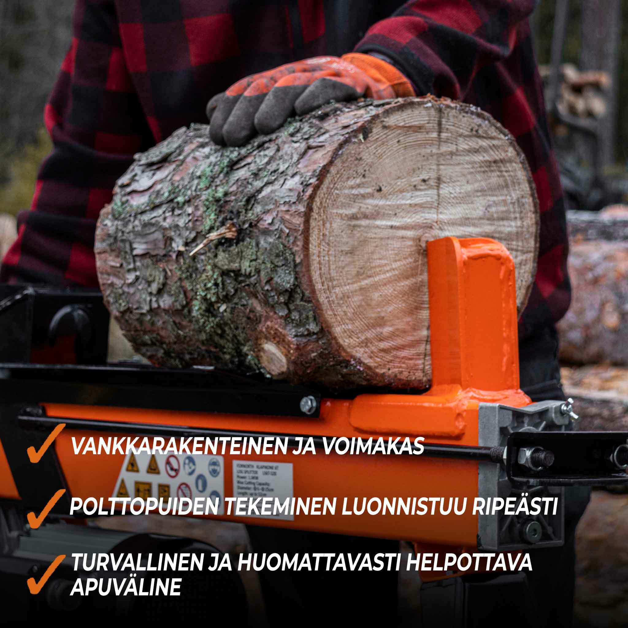 Fornorth Holzspalter 7T V2 – Kraftvoll & Sicher