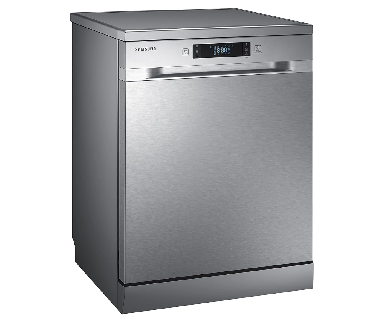 Samsung DW60M6050FS Geschirrspüler – 14 Maßgedecke, A++, freistehend, Edelstahl, LED-Touch, 60 cm