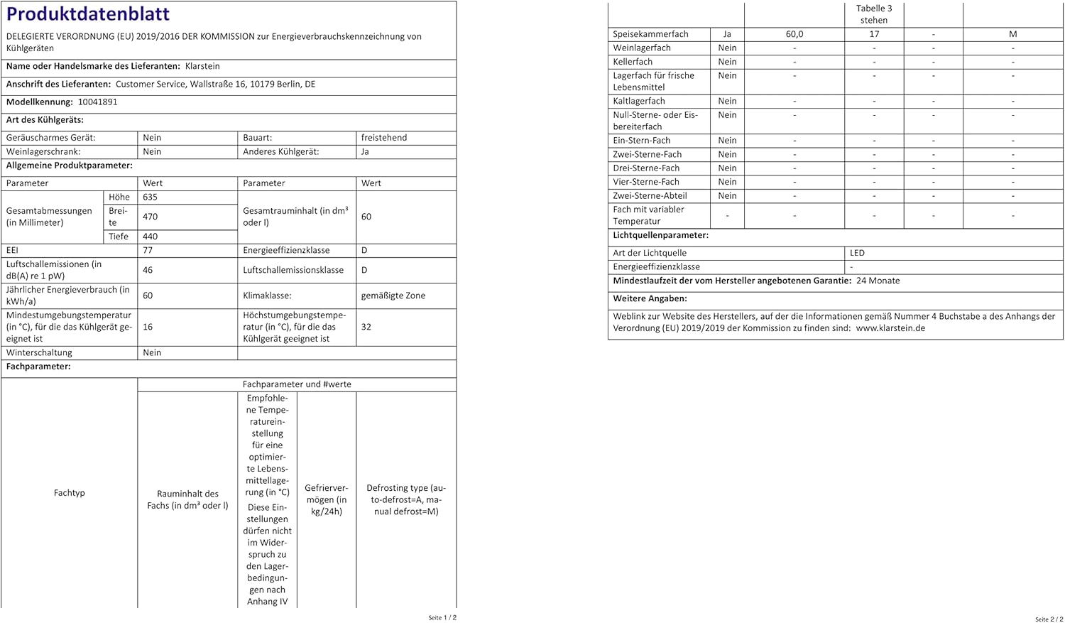 Klarstein Mini-Kühlschrank 80 L mit Glastür – Leise, Energieeffizient, Ideal für Getränke, Party & Camping