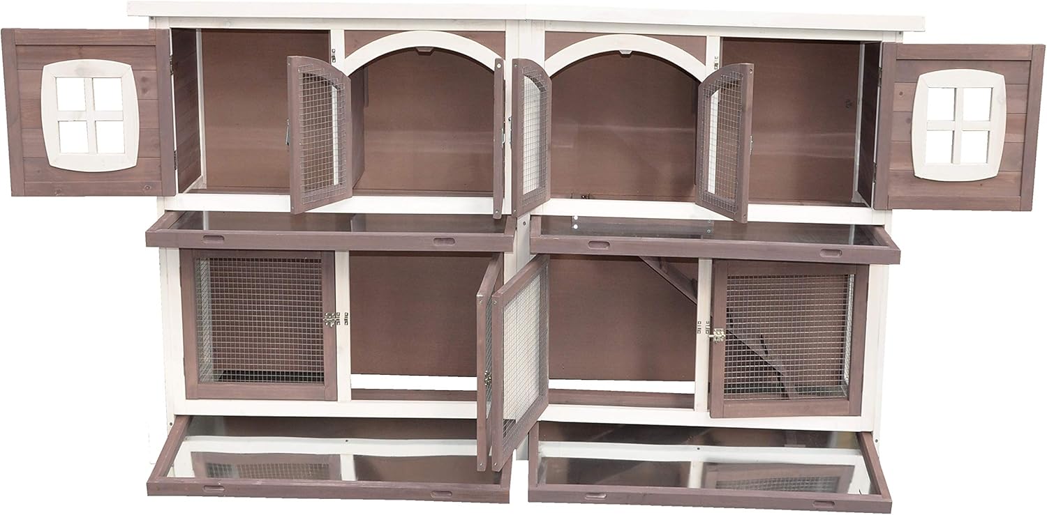 nanook Murmel XXL Doppel-Kaninchenstall – Komfort & Sicherheit für deine Nager