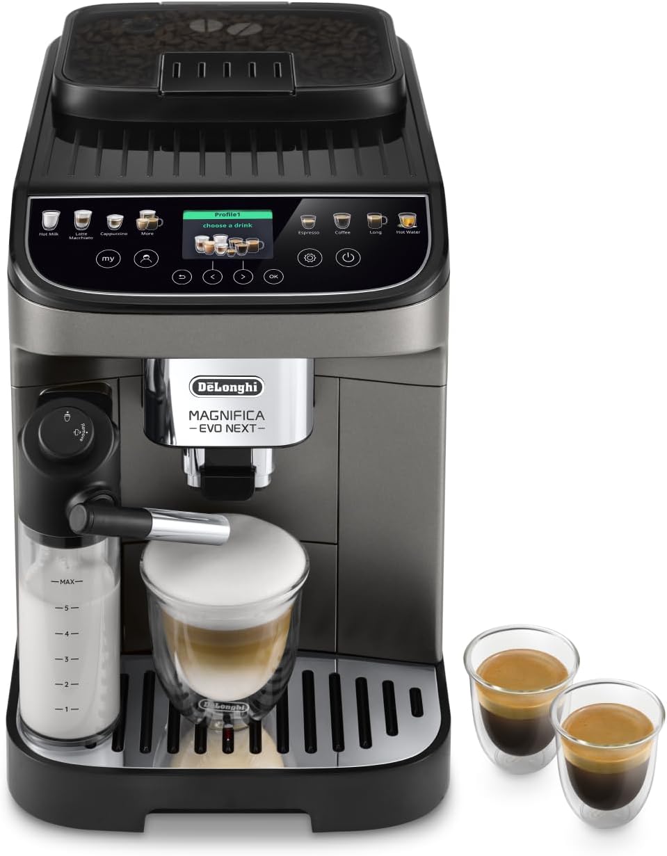 De'Longhi Magnifica Evo ECAM 292.81.B – Vollautomatische Kaffeemaschine mit LatteCrema System