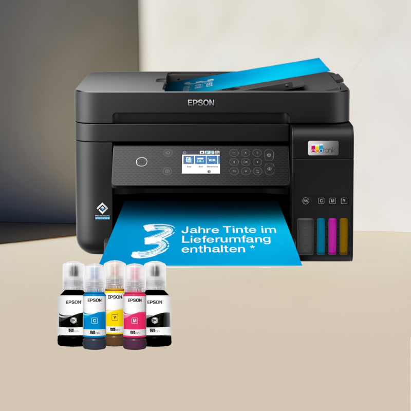Epson EcoTank ET-4800 – A4 Multifunktionsdrucker mit Tintentank & Wi-Fi