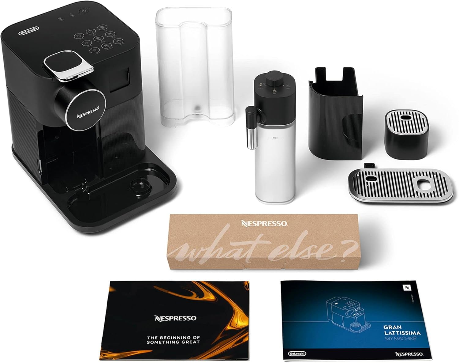 Nespresso De’Longhi Gran Lattissima EN640.W – Kapselmaschine mit automatischem Milchsystem, 19 bar, 1400W, Weiß