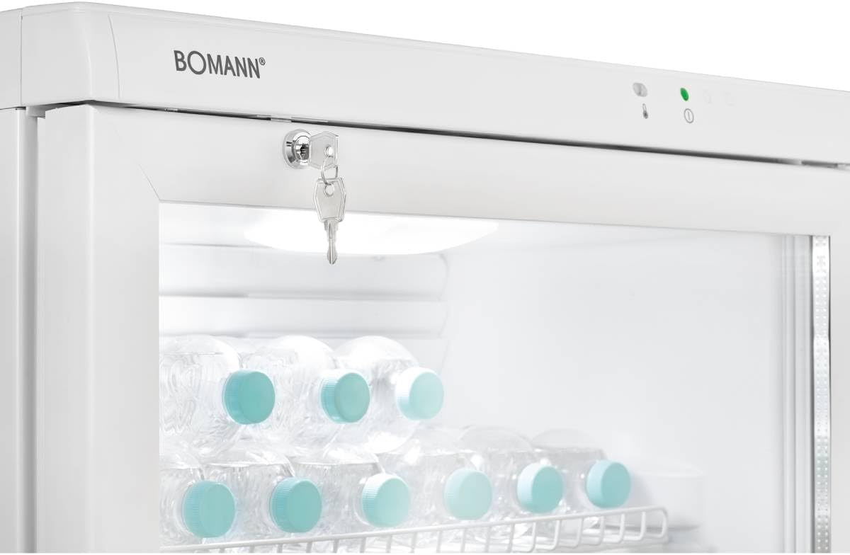 Bomann Getränkekühlschrank 347 L mit Glastür & LED-Beleuchtung – Sicher, Flexibel & Stilvoll