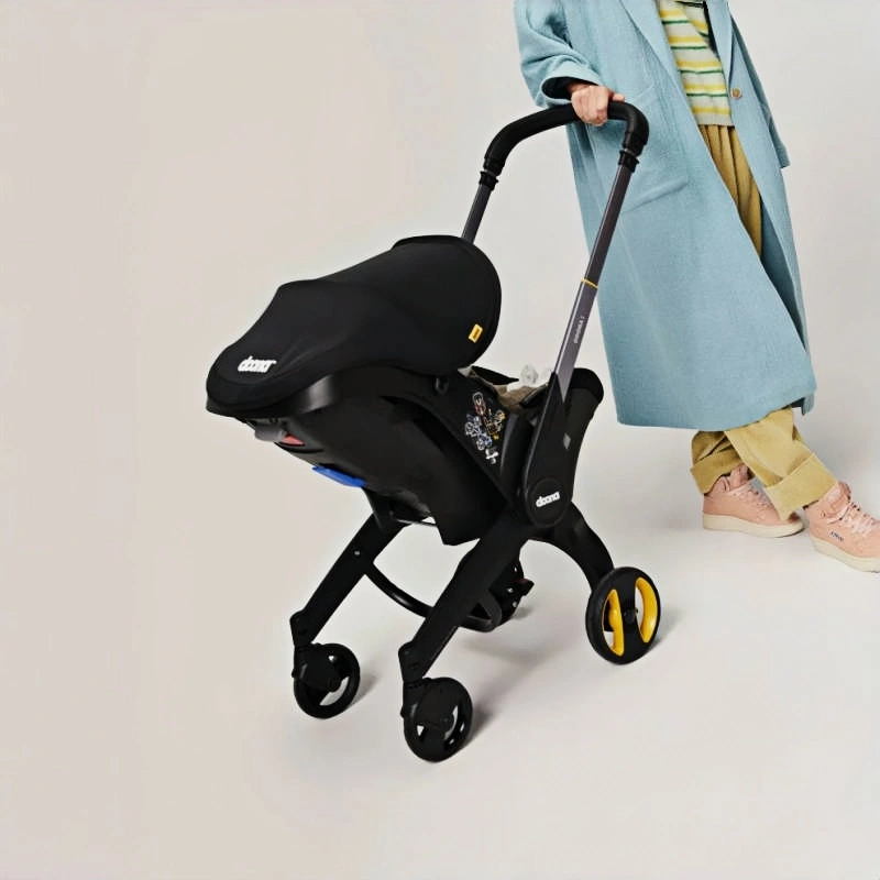 Doona i Nitro Black – 2-in-1 Babyschale & Kinderwagen für maximale Mobilität