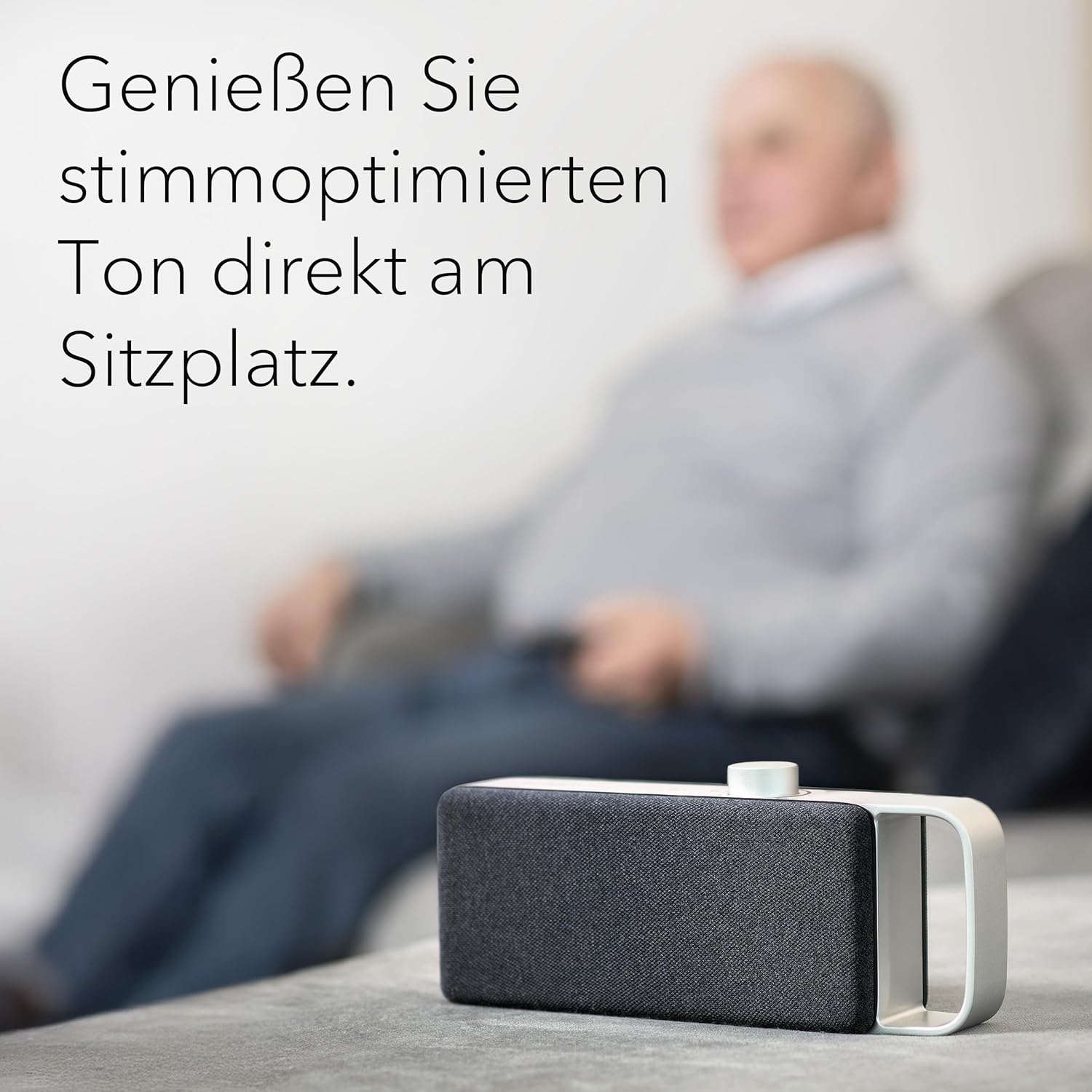 Faller Oskar TV – Tragbarer Soundbar Lautsprecher, kabellos, Aluminiumgehäuse