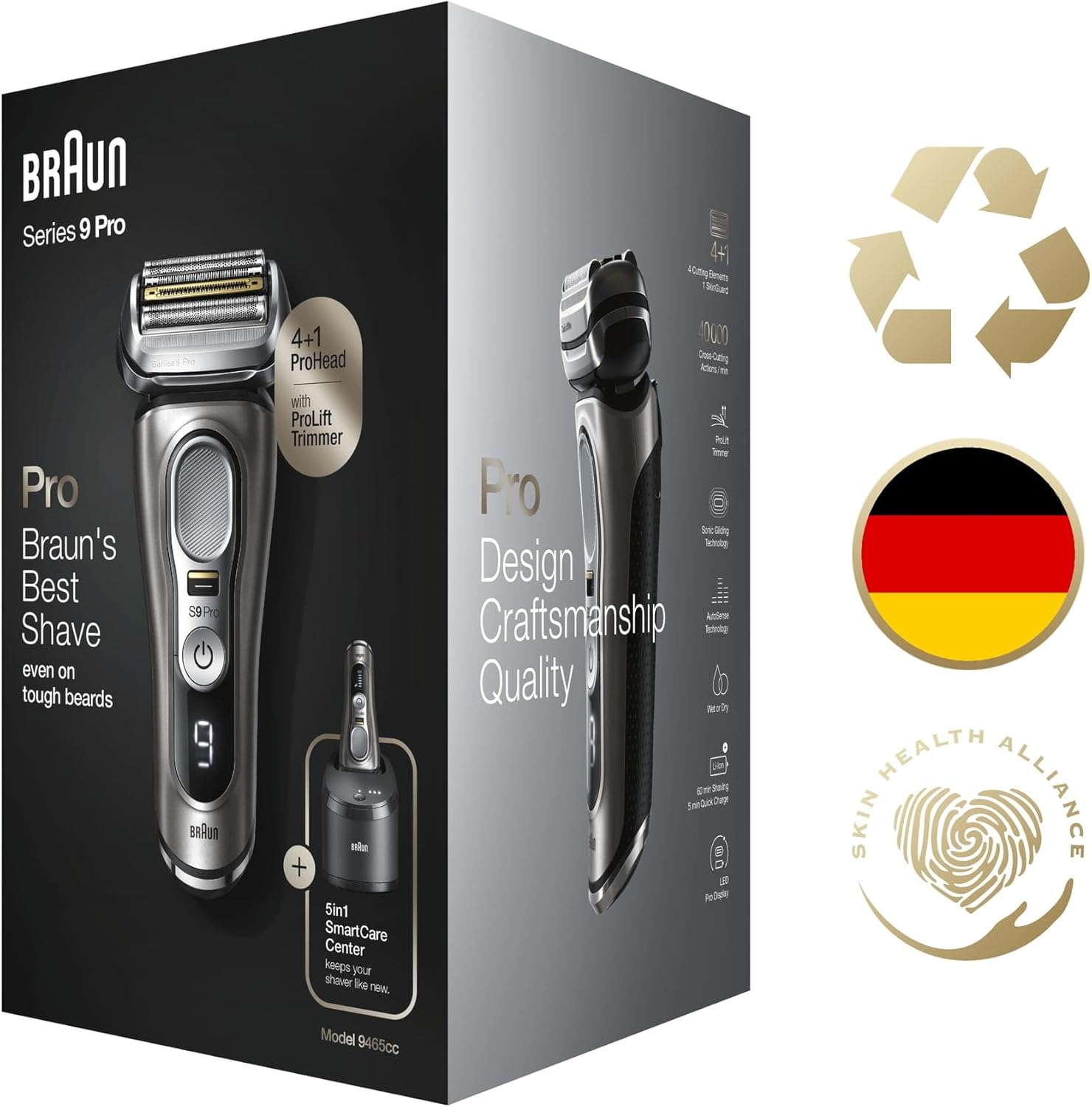 Braun Series 9 Pro Premium Rasierer – Effizienz & Präzision für den perfekten Look