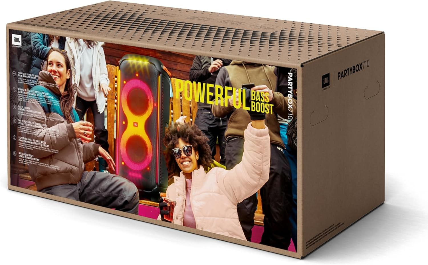JBL PartyBox 710 – Bluetooth-Lautsprecher mit Lichtshow