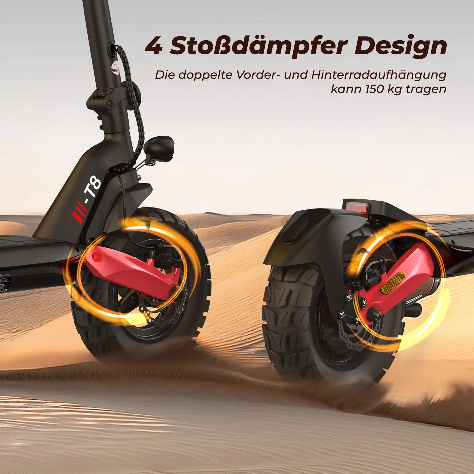 T8 Offroad E-Scooter – Power, Reichweite & Straßenzulassung