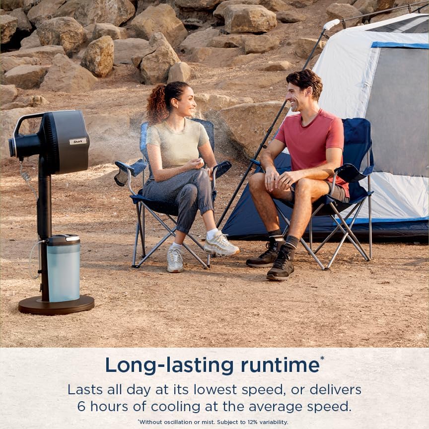 Shark FlexBreeze Pro Ventilator mit Kühlnebel (FA302, 2025) – Frische Brise für drinnen & draußen