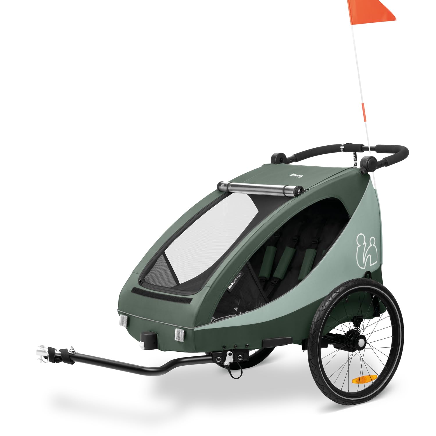hauck Dryk Duo Plus – 2-in-1 Fahrradanhänger & Kinderwagen