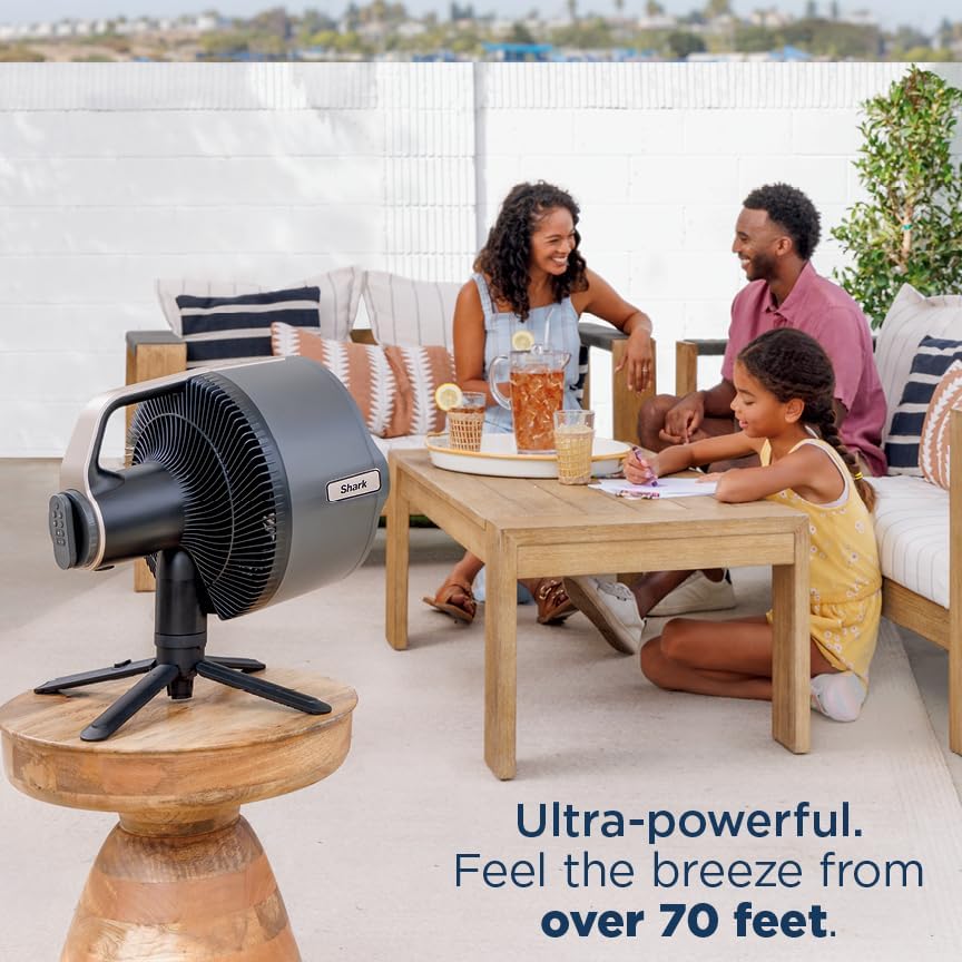Shark FlexBreeze Pro Ventilator mit Kühlnebel (FA302, 2025) – Frische Brise für drinnen & draußen