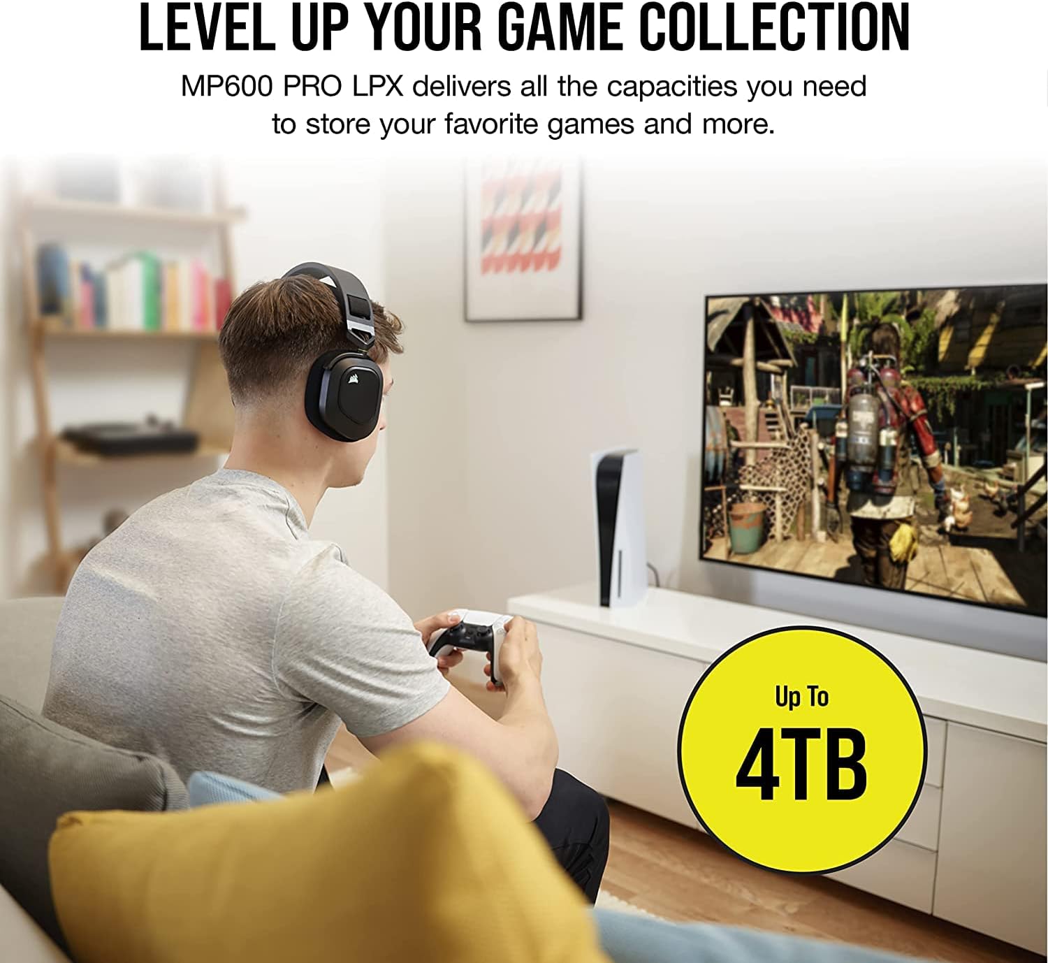 Corsair MP600 PRO LPX 1 TB M.2 PCIe Gen4 NVMe SSD – Höchste Geschwindigkeit für Gaming & High-End-PCs