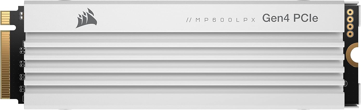 Corsair MP600 PRO LPX 1 TB M.2 PCIe Gen4 NVMe SSD – Höchste Geschwindigkeit für Gaming & High-End-PCs