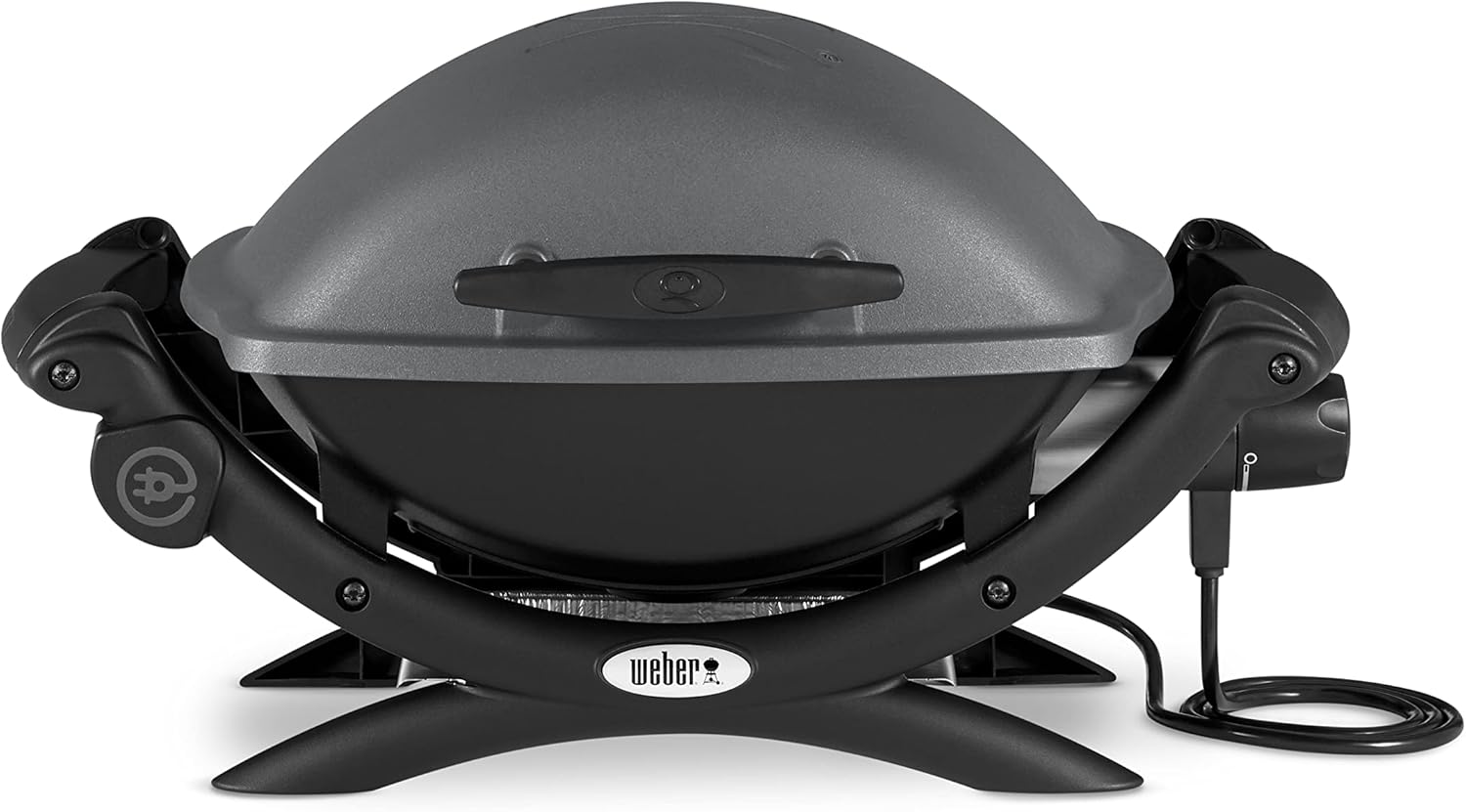Weber Q1400 Dark Gray – Elektrogrill für Balkon, Terrasse & Garten