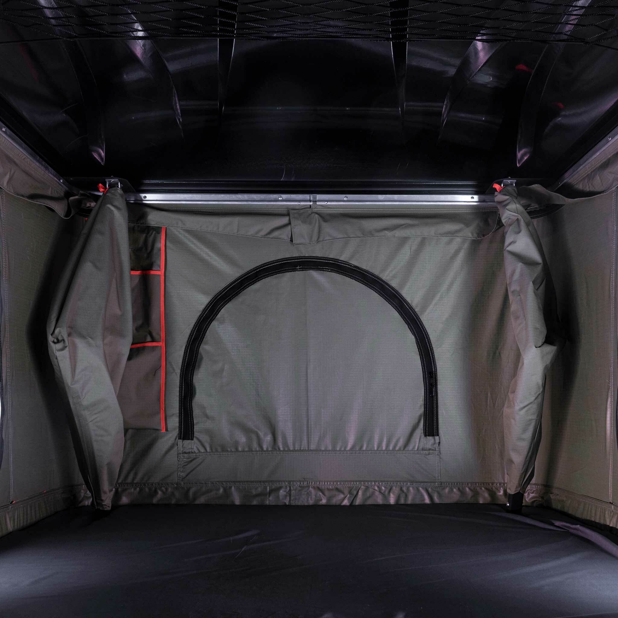 Trekker Dachzelt Hut M – Grau, für 2–3 Personen