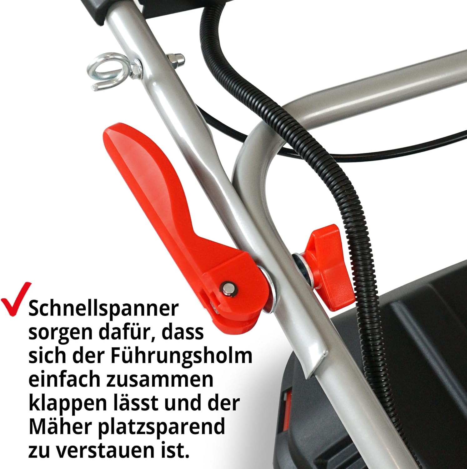 HECHT 5-in-1 Benzin-Rasenmäher – Kraftvoll, Vielseitig & Komfortabel für Ihren Garten