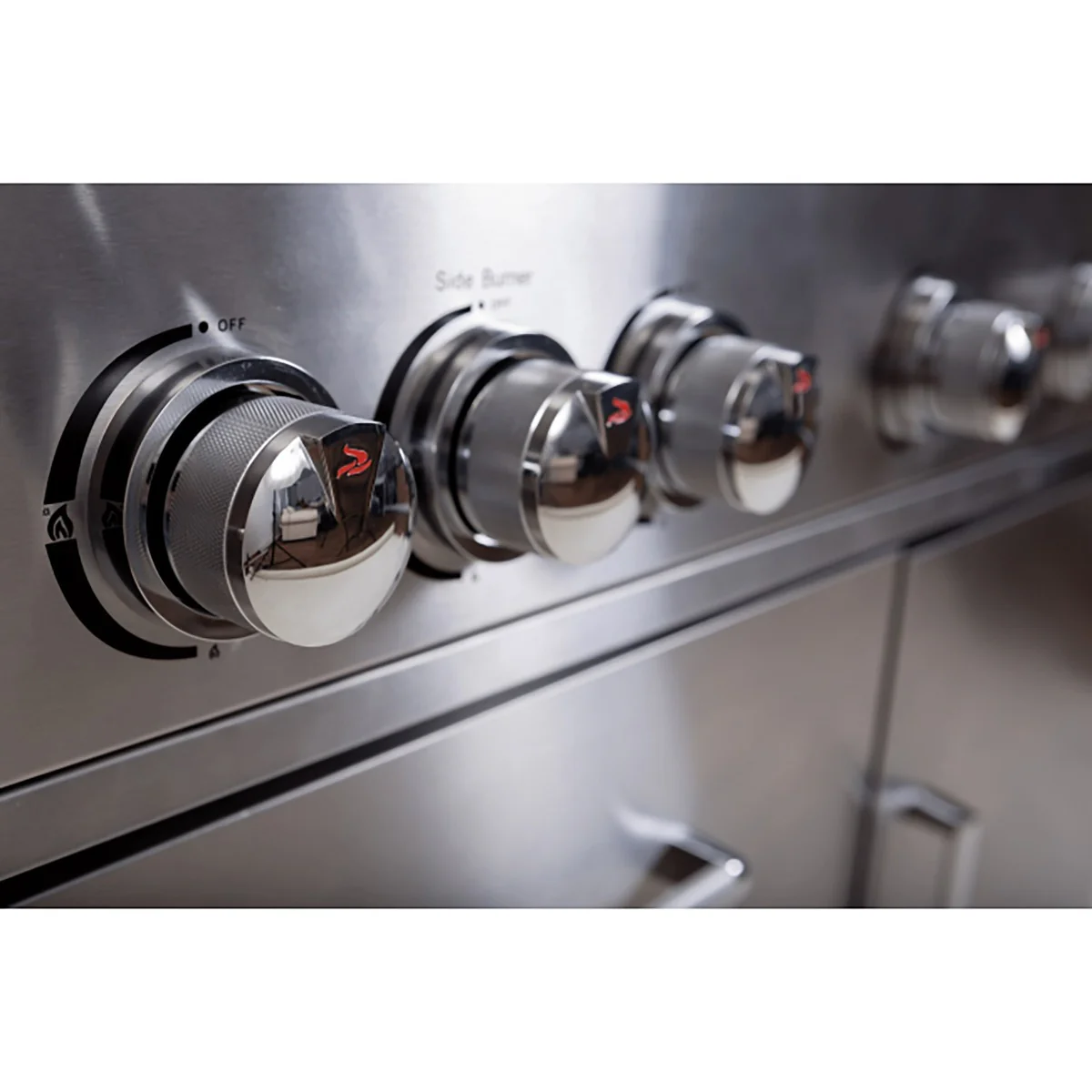 Parrilla de Gas KOBE PROFESSIONAL 5+2 – 5 Quemadores + Cocina Lateral y Quemador Trasero, Acero Inoxidable