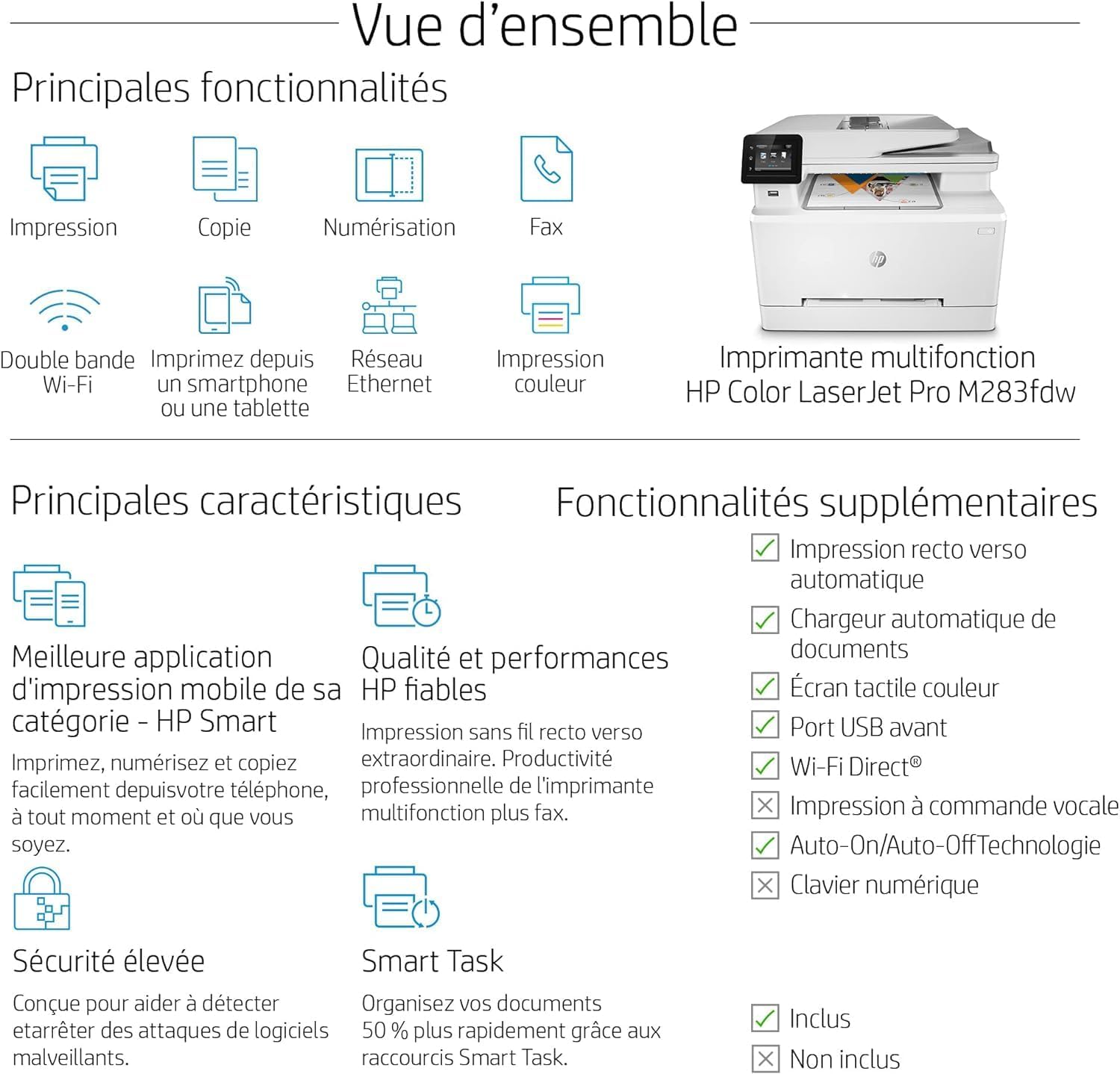 HP Color LaserJet Pro MFP 3302fdwg – Farb-Laserdrucker 4-in-1
