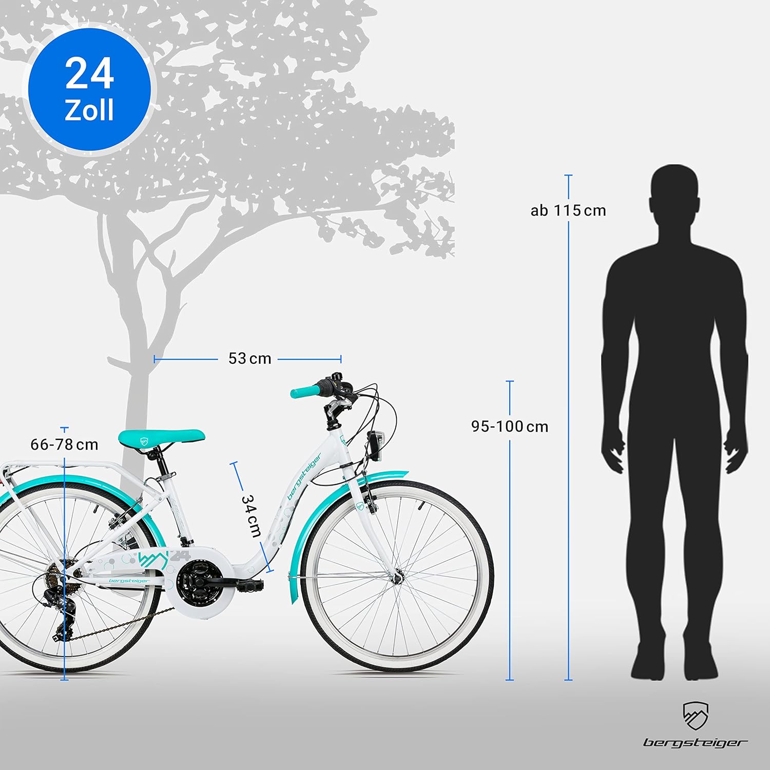 Bergsteiger Atlantis Kinderfahrrad 24
