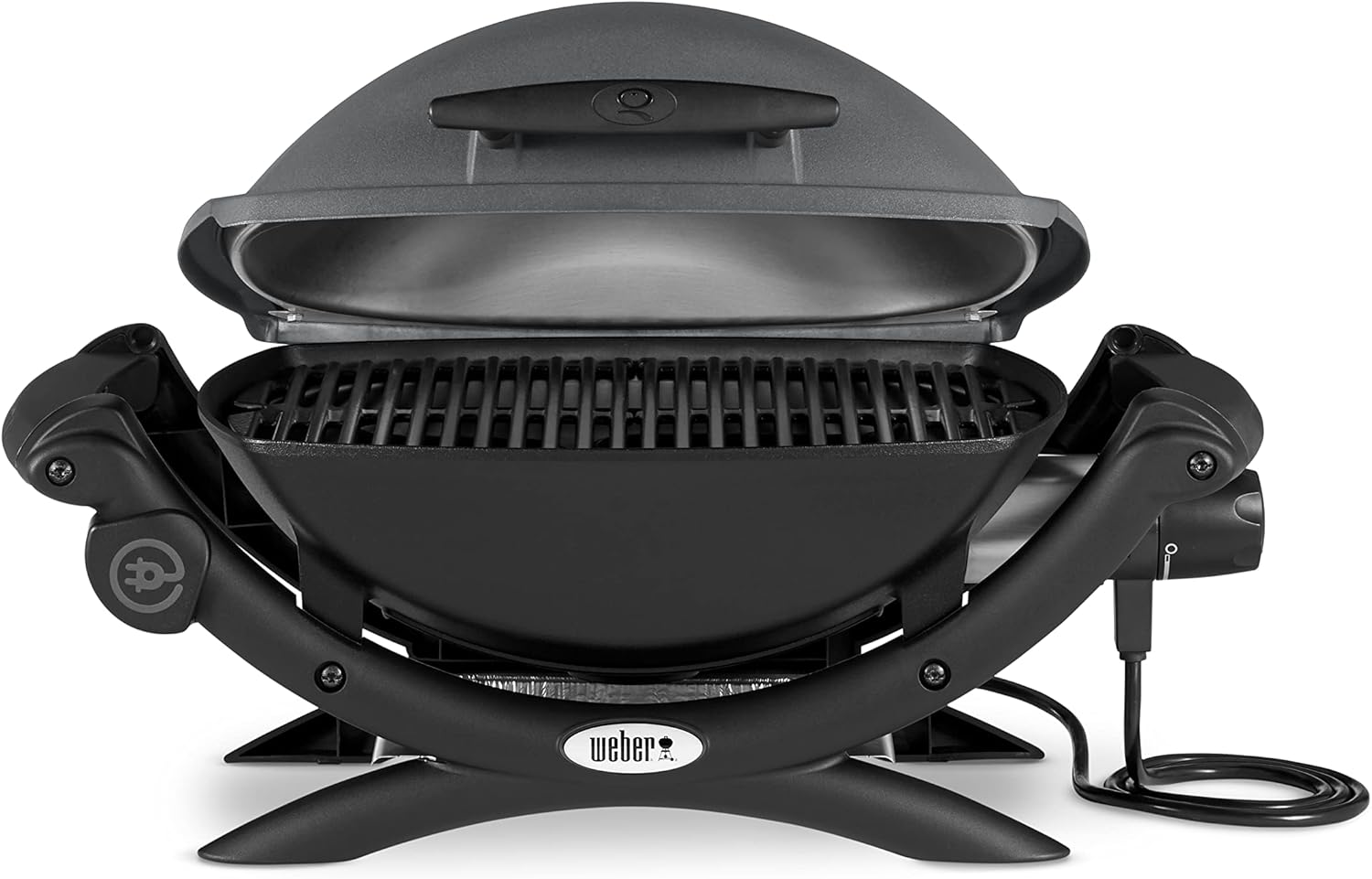 Weber Q1400 Dark Gray – Elektrogrill für Balkon, Terrasse & Garten