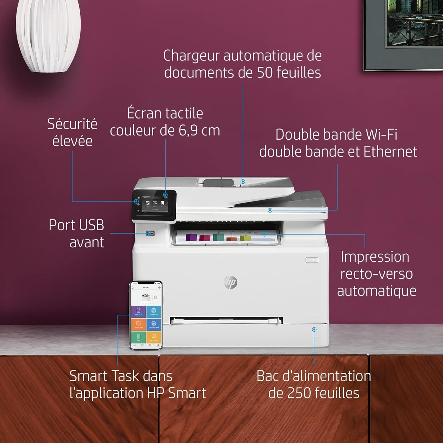 HP Color LaserJet Pro MFP 3302fdwg – Farb-Laserdrucker 4-in-1