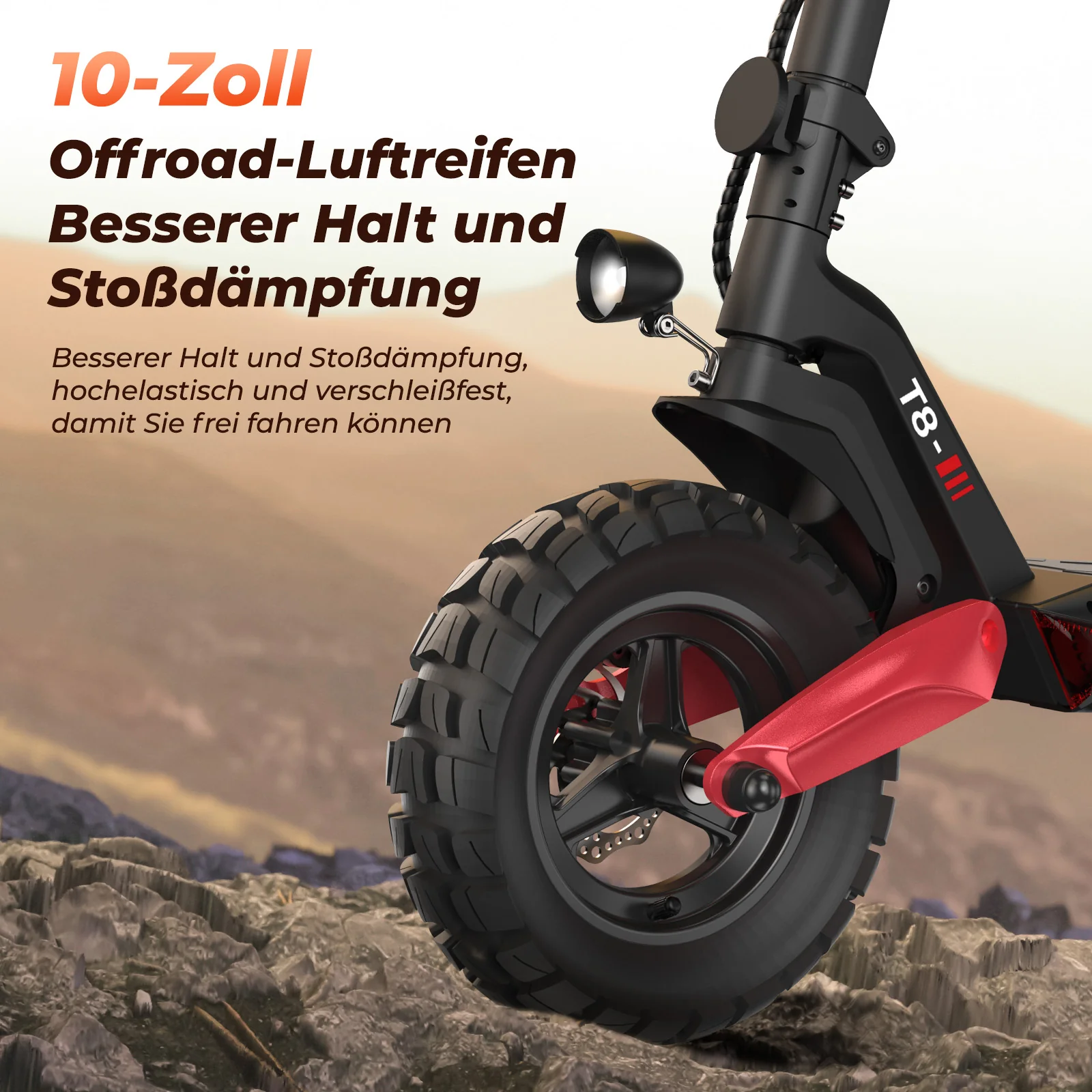 T8 Offroad E-Scooter – Power, Reichweite & Straßenzulassung