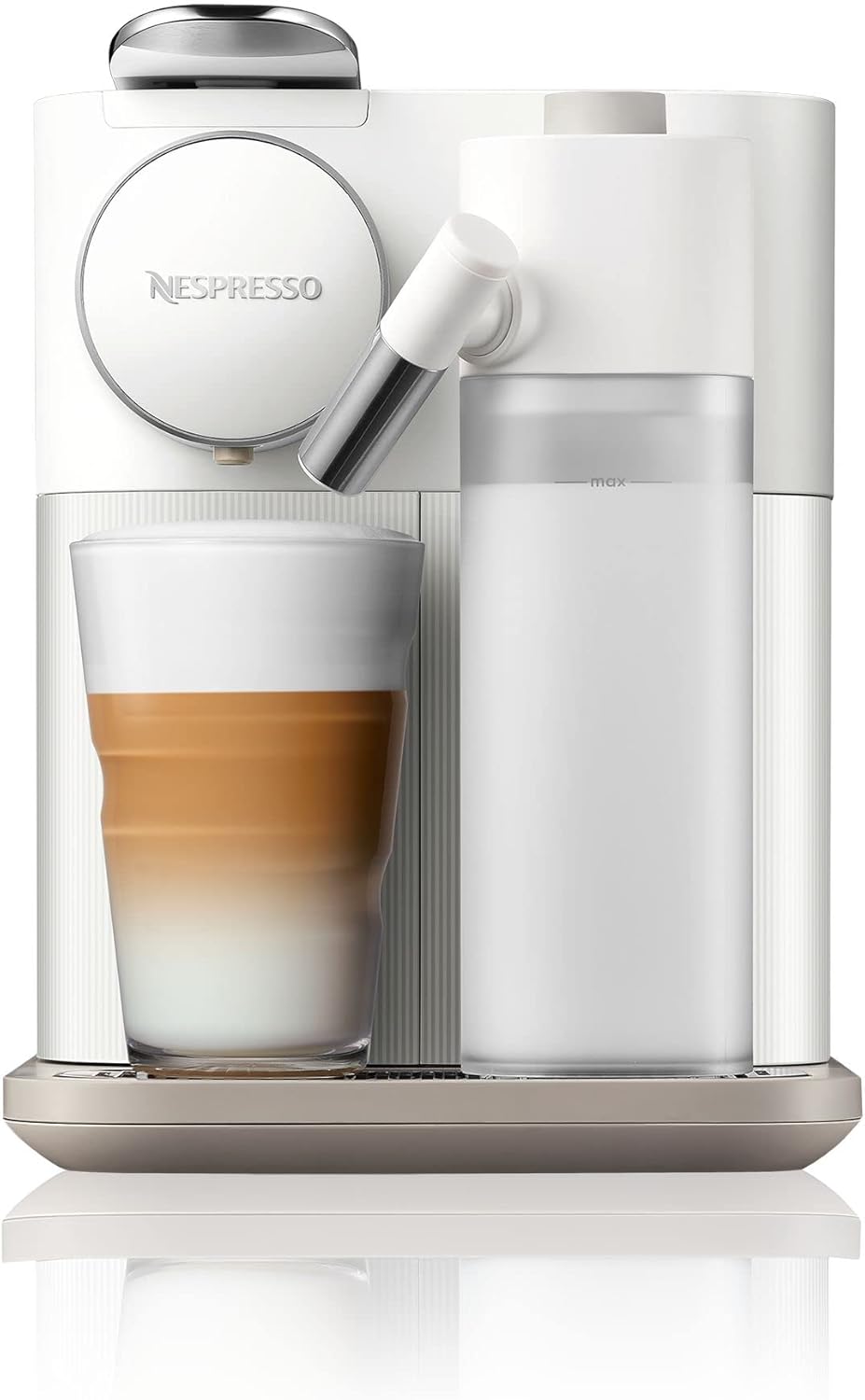Nespresso De’Longhi Gran Lattissima EN640.W – Kapselmaschine mit automatischem Milchsystem, 19 bar, 1400W, Weiß