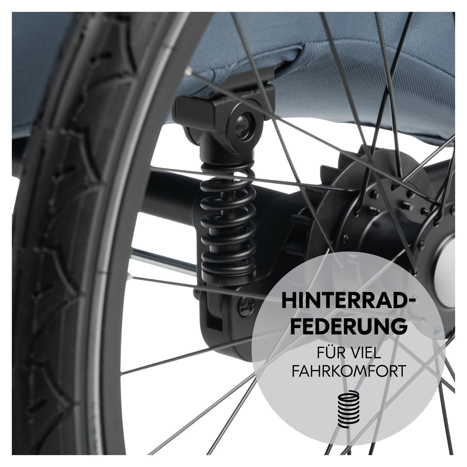 hauck Dryk Duo Plus – 2-in-1 Fahrradanhänger & Kinderwagen