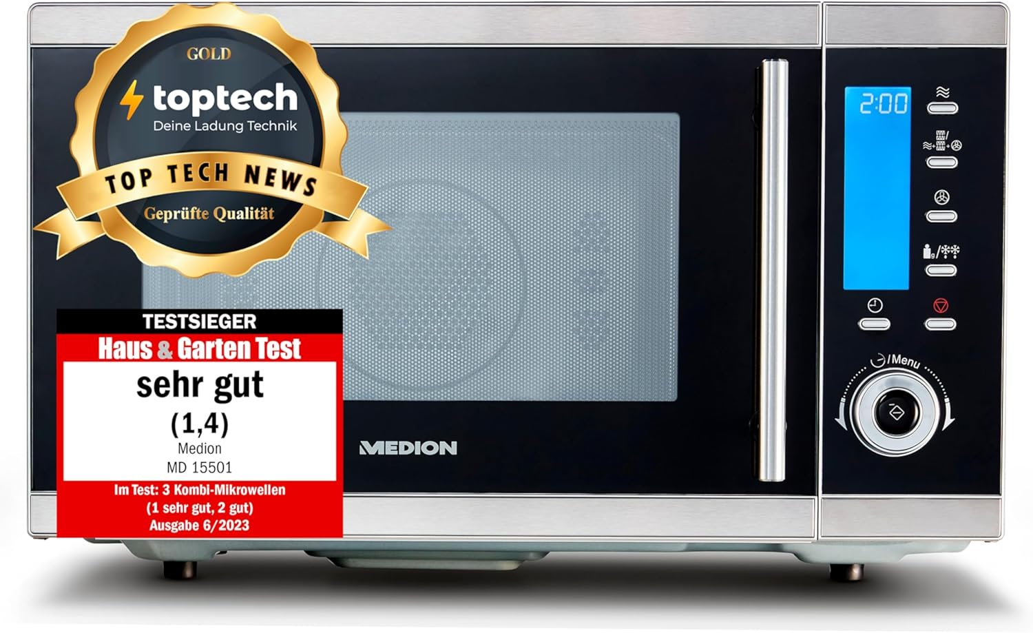 MEDION MD 15501 Mikrowelle 4-in-1 mit Grill